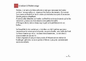 L'ENFANT A L'HABIT ROUGE (3)